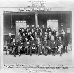 Überlebende des Kavallerieangriffs bei Balaklava am 25. Oktober 1854, 1887